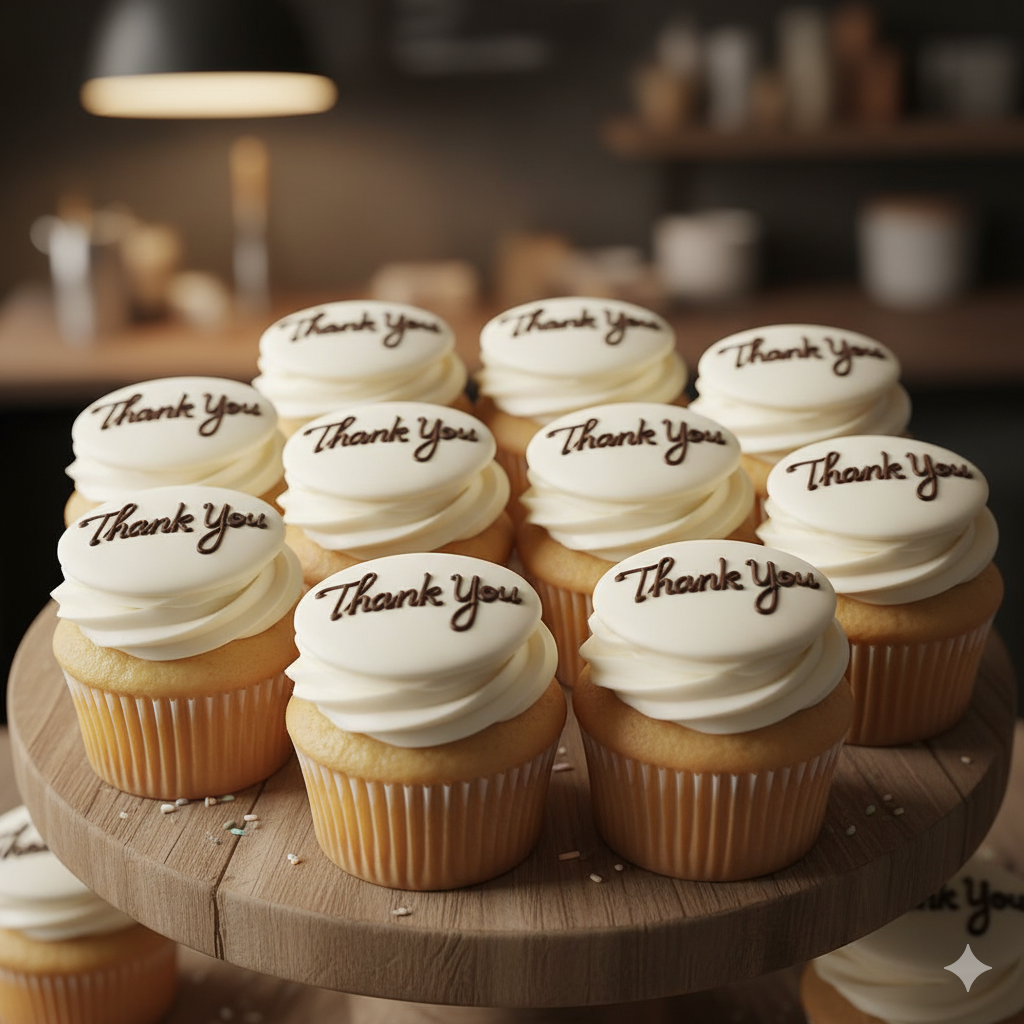 Bespoke branded Cup Cakes