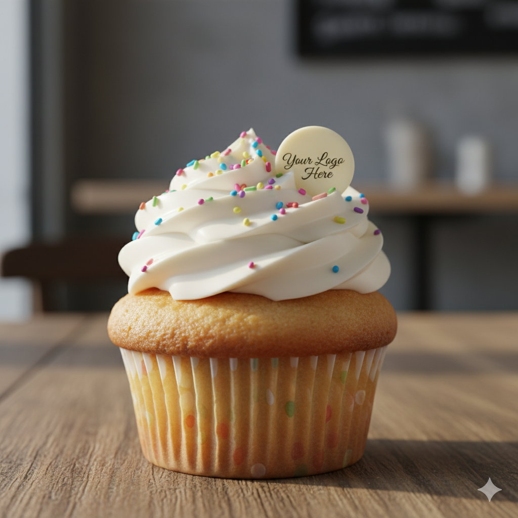 Vegan Cup Cakes | Add Your Logo