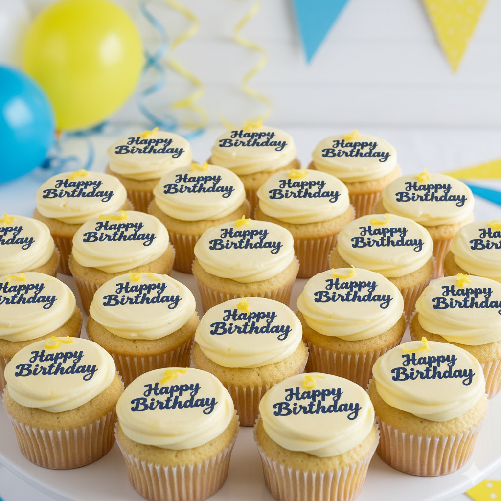 Bespoke branded Cup Cakes