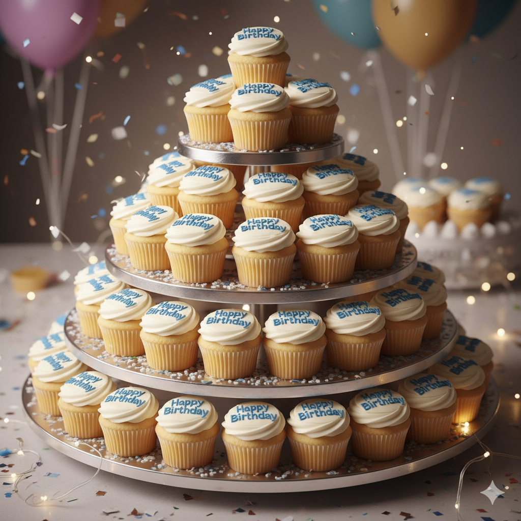 Personalised Special Events Cup Cakes
